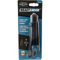 Couteau professionnel de 18 mm avec verrouillage &agrave; cliquet, Acier inoxydable, Robuste, Prise en Plastique Canadian Safety Group Inc.