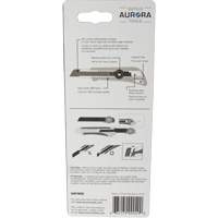 Couteau professionnel de 18 mm avec verrouillage &agrave; cliquet, Acier inoxydable, Robuste, Prise en Plastique Canadian Safety Group Inc.
