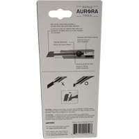 Couteau r&eacute;tractable de 25 mm, Acier inoxydable, Robuste, Prise en Caoutchouc Canadian Safety Group Inc.