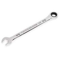 90-Tooth 12 Point Ratcheting Combination Wrench, 12 Point, 9/16", Chrome Finish Canadian Safety Group Inc.