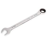 90-Tooth Ratcheting Combination Wrench, 12 Point, 1-1/8", Chrome Finish Canadian Safety Group Inc.