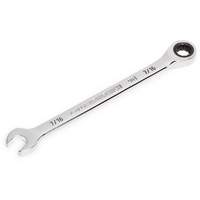 90-Tooth Ratcheting Combination Wrench, 12 Point, 7/16", Chrome Finish Canadian Safety Group Inc.