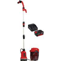 Pompe &agrave; eau propre pour baril de pluie sans fil avec batterie 4 Ah et ensemble de d&eacute;part de chargeur, 18 V, 792,5 gal./min Canadian Safety Group Inc.