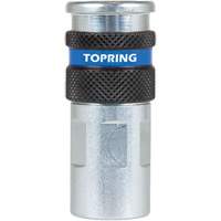 QUIKSILVER 2 Industrial Quick Coupler, Zinc-Plated Steel, 1/4", Female NPT, 362 PSI Canadian Safety Group Inc.