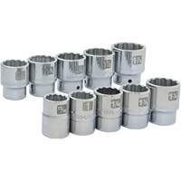 Jeu de douilles SAE &agrave; 12 pans, 10 Mcx, Prise de 3/4" Canadian Safety Group Inc.