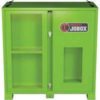 Armoire de rangement d'&eacute;PI sur place, Acier, Vert lime haute visibilit&eacute; Canadian Safety Group Inc.