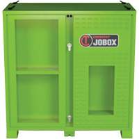 Armoire ventil&eacute;e pour le rangement d'&eacute;PI sur place, Acier, Vert lime haute visibilit&eacute; Canadian Safety Group Inc.