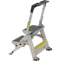 &eacute;chelle escabeau avec roues pivotantes, 2 marches, 23" x 21" x Hauteur 34,50" Canadian Safety Group Inc.