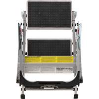 &eacute;chelle escabeau avec roues pivotantes, 2 marches, 23" x 21" x Hauteur 34,50" Canadian Safety Group Inc.