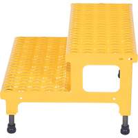 Adjustable Step-Mate Stand, 2 Step(s), 23-13/16" W x 22-7/8" L x 15-1/4" H, 500 lbs. Capacity Canadian Safety Group Inc.