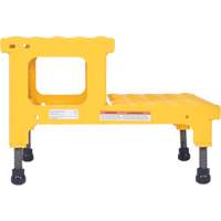 Adjustable Step-Mate Stand, 2 Step(s), 23-13/16" W x 22-7/8" L x 15-1/4" H, 500 lbs. Capacity Canadian Safety Group Inc.