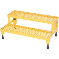 Adjustable Step-Mate Stand, 2 Step(s), 36-3/16" W x 22-7/8" L x 15-1/4" H, 500 lbs. Capacity Canadian Safety Group Inc.