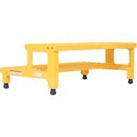 Adjustable Step-Mate Stand, 2 Step(s), 36-3/16" W x 22-7/8" L x 15-1/4" H, 500 lbs. Capacity Canadian Safety Group Inc.