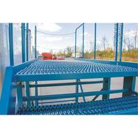 Snow Ladder, Steel, 10 Steps, 99" H, 85-1/2" D, 48" Step, Serrated Canadian Safety Group Inc.