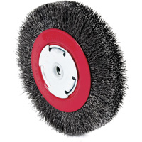 101F-3M Crimped Wire Wheel, 6" Dia., 0.014" Fill, 1/2"/2"/5/8" Arbor Canadian Safety Group Inc.