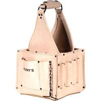 Electrical & Maintenance Tool Pouches, Leather, 17 Pockets, Beige Canadian Safety Group Inc.