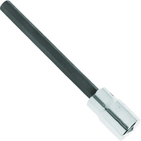 Extra-Long Bit Socket, Hex, 1/4" x 4-5/8" L, 1/2" Square Drive Drive Canadian Safety Group Inc.