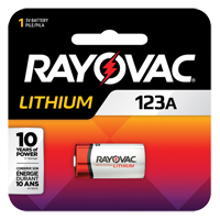 Batterie au lithium, 123, 3 V Canadian Safety Group Inc.