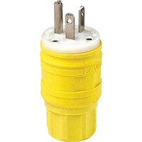 Pris &agrave; lames droites &eacute;tanche Wetguard, Plastique, 20 A, 250 V Canadian Safety Group Inc.
