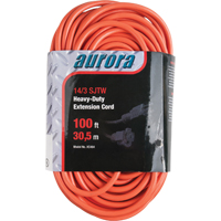 Cordon rallonge en vinyle, Ext&eacute;rieur, SJTW, AWG 14/3, 13 A, 100' Canadian Safety Group Inc.