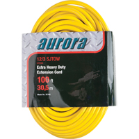 Cordon rallonge en vinyle avec indicateur lumineux, Ext&eacute;rieur, SJTOW, AWG 12/3, 15 A, 100' Canadian Safety Group Inc.
