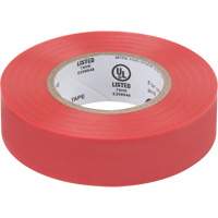Electrical Tape, 19 mm (3/4") x 18 M (60'), Red, 7 mils Canadian Safety Group Inc.
