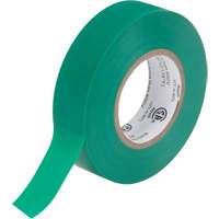 Electrical Tape, 19 mm (3/4") x 18 M (60'), Green, 7 mils Canadian Safety Group Inc.