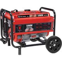 G&eacute;n&eacute;ratrice avec ensemble de roues, 5100 W de surtension, 4000 W nominale, 120 V/240 V, R&eacute;servoir de 15 L Canadian Safety Group Inc.