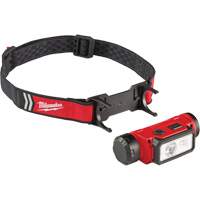 Lampe frontale pour casque de s&eacute;curit&eacute; USB REDLITHIUM, DEL, 600 lumens, 5 hres de fonctionnement, piles Rechargeable Canadian Safety Group Inc.