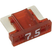 LP MINI&reg; Series Automotive Blade Fuse, Cartridge, 7.5 Amps, 58 V Canadian Safety Group Inc.
